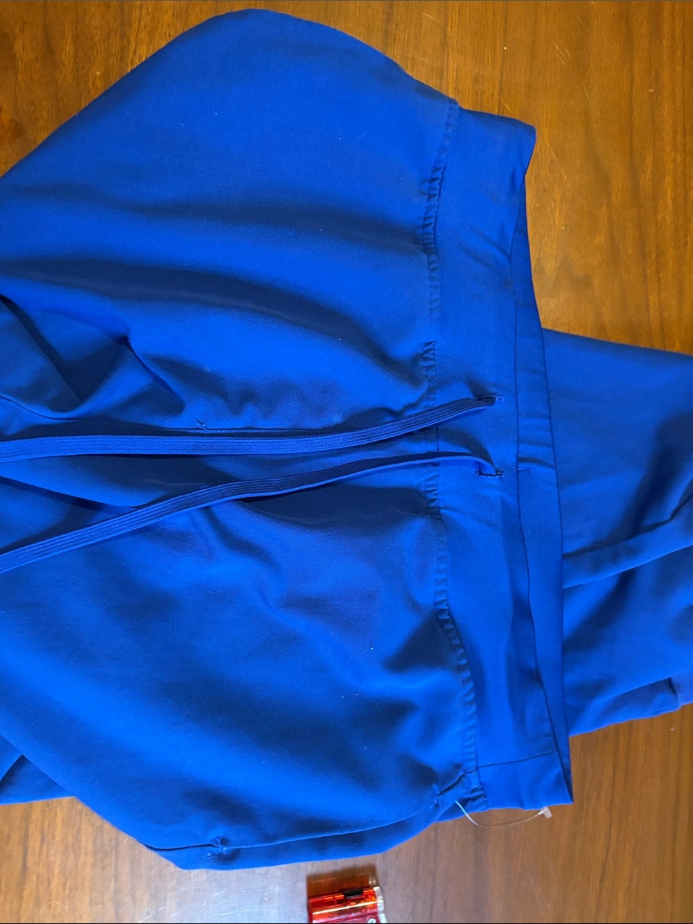 Women's Cobalt Blue scrub pants- Casual Comfort - Picture 2 of 4